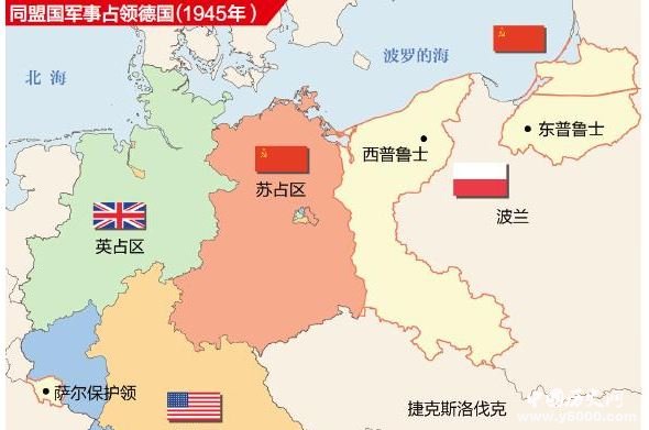二战结束后日本哪些地区是划分给中国占领的？